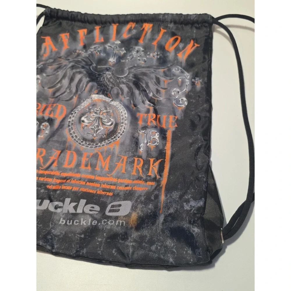 AFFLICTION Light Weight Drawstring‎ Back Pack/Bag. [C3]